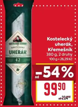 Billa Kostelecký uherák, Křemešník nabídka