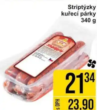 Jip Striptýzky kuřecí párky nabídka