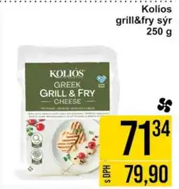 Jip Kolios grill&fry sýr nabídka
