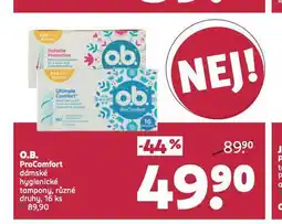 Rossmann O.b. tampony nabídka