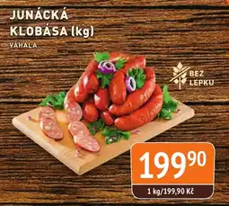 Coop hb JUNÁCKÁ KLOBÁSA (kg) nabídka