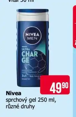 Teta Nivea sprchový gel nabídka