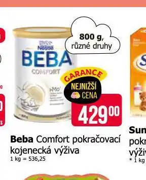 Teta Beba comfort pokračovací kojenecká výživa nabídka