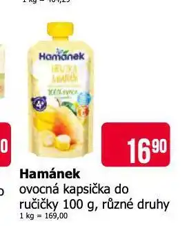 Teta Hamánek ovocná kapsička do ručičky nabídka