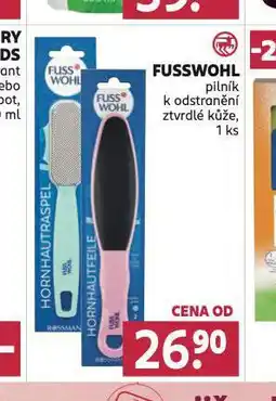 Rossmann Fusswohl pilník k odstranění ztvrdlé kůže nabídka