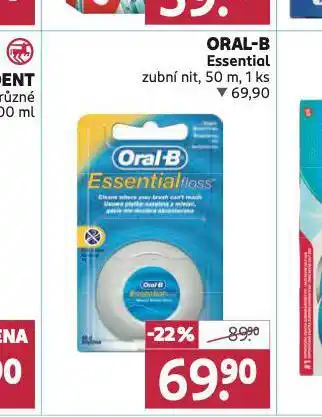 Rossmann Oral-b essential zubní nit nabídka