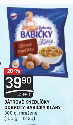 Flop JÁTROVÉ KNEDLÍČKY DOBROTY BABIČKY KLÁRY nabídka