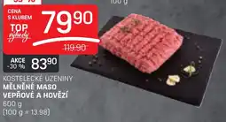 Flop KOSTELECKÉ UZENINY MĚLNĚNÉ MASO VEPŘOVÉ A HOVĚZÍ nabídka