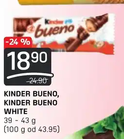 Flop KINDER BUENO, KINDER BUENO WHITE nabídka