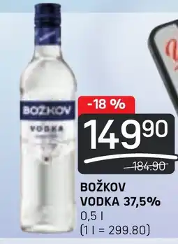 Flop BOŽKOV VODKA 37,5% 0.5L nabídka