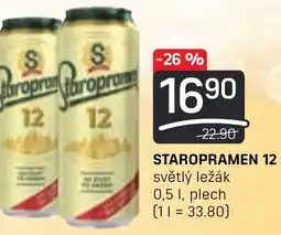 Flop STAROPRAMEN 12 0.5L nabídka
