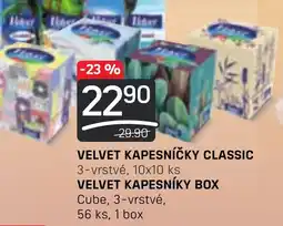 Flop VELVET KAPESNÍČKY CLASSIC nabídka