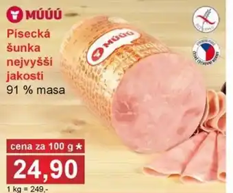 PLUS JIP Písecká šunka nejvyšší jakosti nabídka