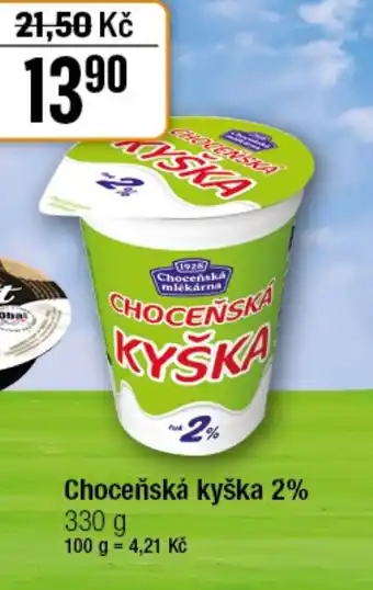 TEMPO Choceňská kyška 2% nabídka