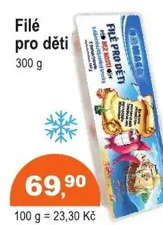 COOP DISKONT Filé pro děti nabídka