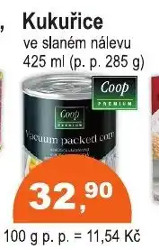 COOP DISKONT Kukurice nabídka