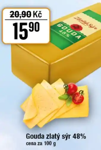 TEMPO Gouda zlatý sýr 48% nabídka