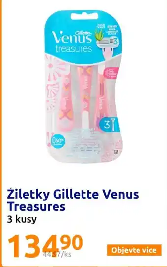 Action Žiletky Gillette Venus Treasures nabídka