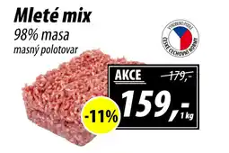 ZEMAN Mleté mix 98% masa masný polotovar nabídka