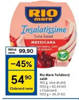 Tesco Rio Mare Tuňákový salát nabídka