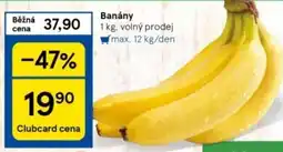Tesco Banány nabídka