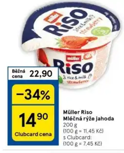 Tesco Müller Riso Mléčna rýže jahoda nabídka