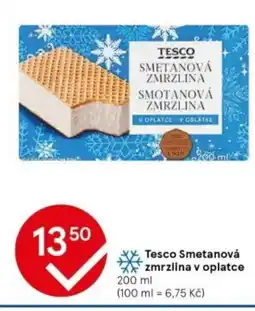 Tesco Tesco Smetanová zmrzlina v oplatce nabídka