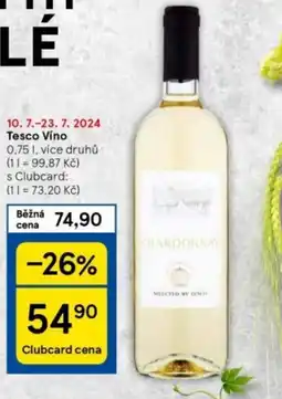 Tesco Tesco Vino nabídka