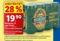 Lidl Radegast 12 ryze hořká nabídka