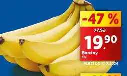Lidl Banány nabídka