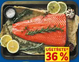 Lidl Losos obecný cena za 100 g nabídka