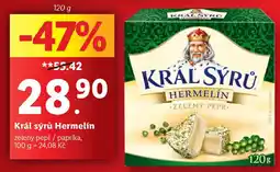 Lidl Král sýrů Hermelín nabídka