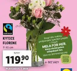 Lidl KYTICE FLORINE nabídka