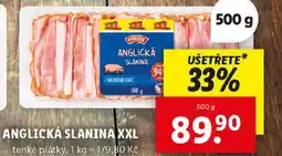 Lidl ANGLICKÁ SLANINA XXL nabídka