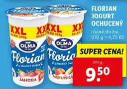 Lidl FLORIAN JOGURT OCHUCENÝ nabídka