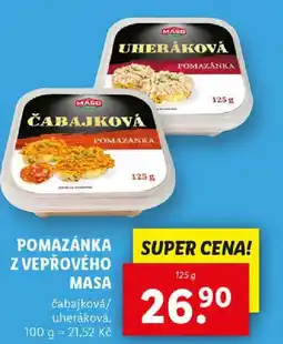 Lidl POMAZÁNKA Z VEPŘOVÉHO MASA nabídka