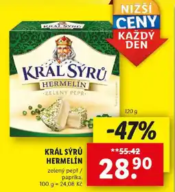 Lidl KRÁL SÝRŮ HERMELÍN nabídka