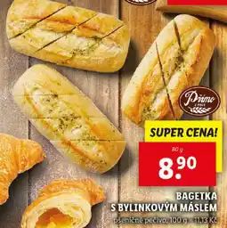 Lidl BAGETKA S BYLINKOVÝM MÁSLEM nabídka