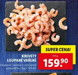 Lidl KREVETY LOUPANÉ VAŘENÉ nabídka