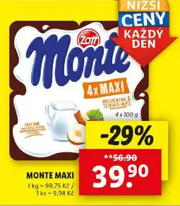 Lidl MONTE MAXI nabídka