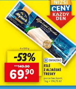 Lidl FILÉ Z ALJAŠSKÉ TRESKY nabídka