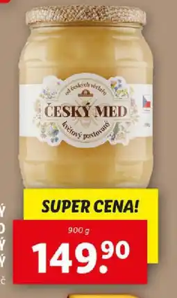 Lidl ČESKÝ MED KVĚTOVÝ PASTOVANÝ nabídka