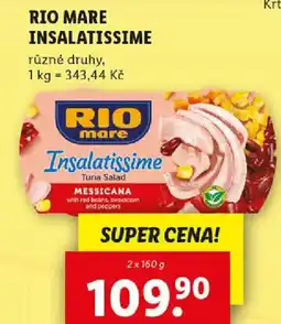 Lidl RIO MARE INSALATISSIME nabídka