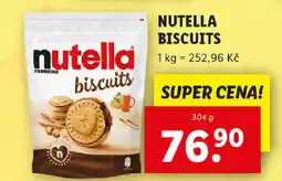 Lidl NUTELLA BISCUITS nabídka