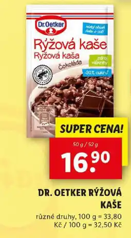 Lidl DR. OETKER RÝŽOVÁ KAŠE nabídka