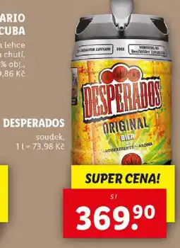Lidl DESPERADOS nabídka