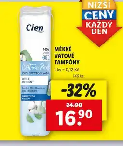 MĚKKÉ VATOVÉ TAMPÓNY