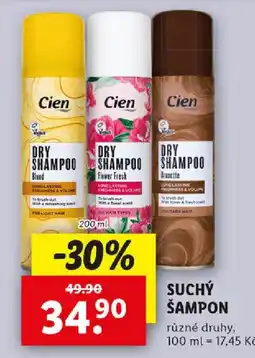 Lidl SUCHÝ ŠAMPON nabídka