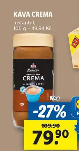 Lidl KÁVA CREMA nabídka