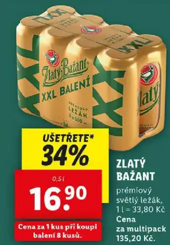 Lidl ZLATÝ BAŽANT nabídka